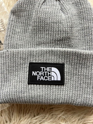 The North Face beanie new gray