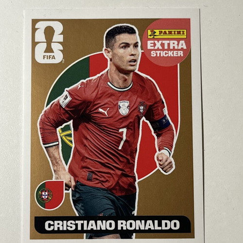 Panini Extra Sticker Cristiano Ronaldo World Cup 2026 New