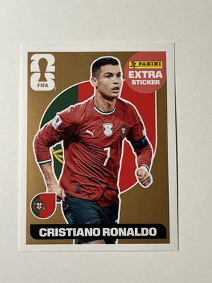 Panini Extra Sticker Cristiano Ronaldo World Cup 2026 New
