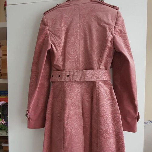 Agnes Toma velvet coat new, pink, size S