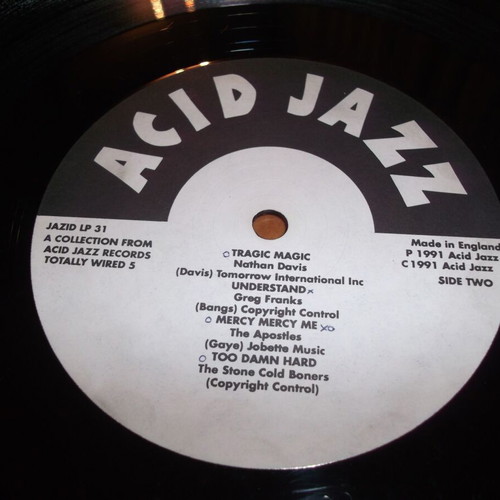 Totally Wired 5 used acid jazz record, authentic English edition