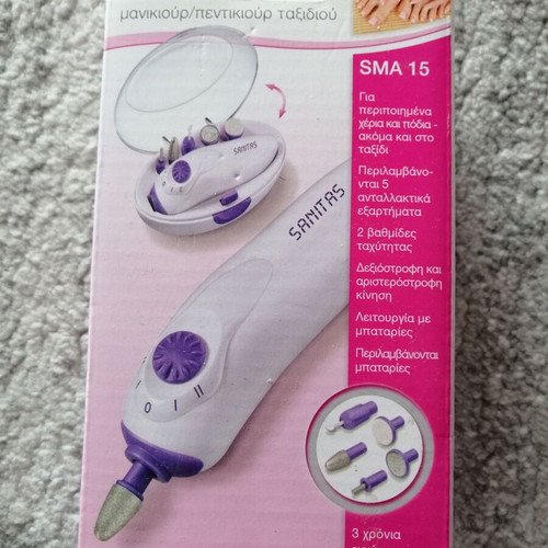 Sanitas travel manicure pedicure set like new