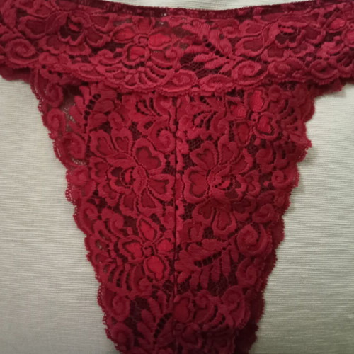 Women's Brazil lace slip new, size L, red with gift