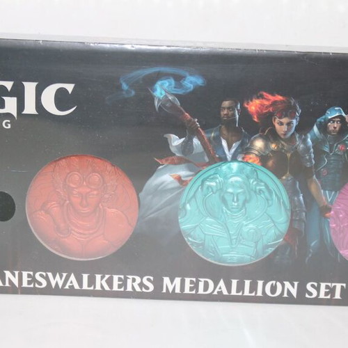 Magic The Gathering Planeswalkers Medallion Set new, limited edition