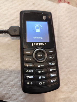 Samsung GT-E2121B mobile phone used, black, no charger