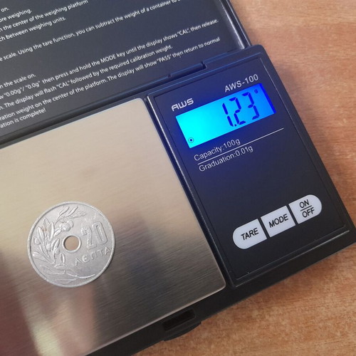 AWS-100 Digital Precision Scale 100 g x 0.01 g with 100 g Calibration Weight