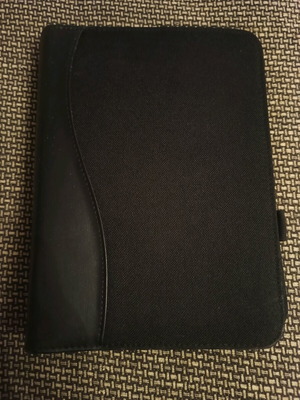 Saab car document holder used with service book