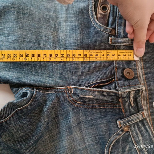 Set Set straight leg jeans used, low waist, size 27