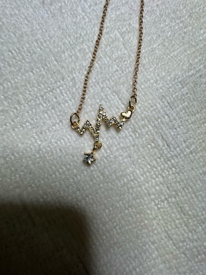 Necklace gold color new