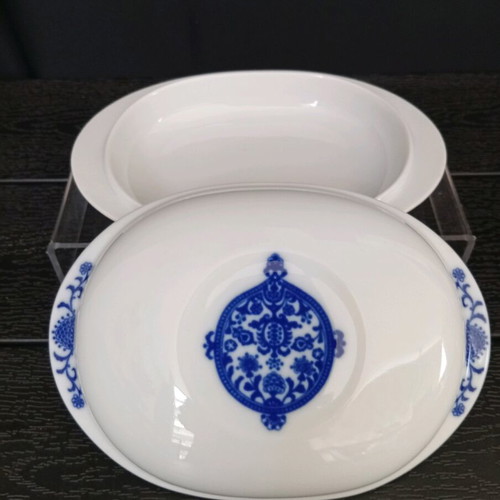 Vintage Melitta Germany porcelain butter dish