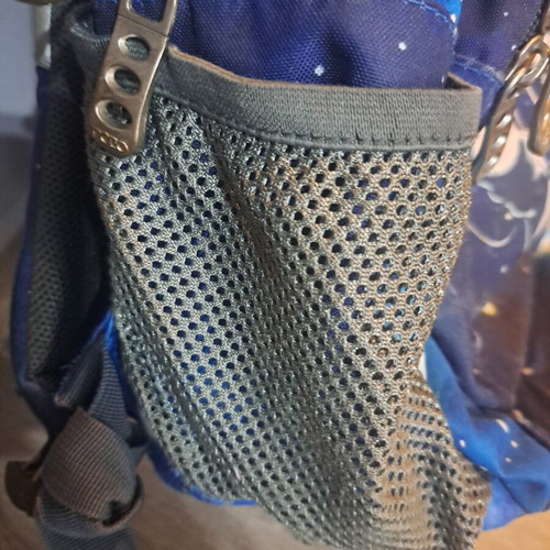 Polo backpack used, blue, good condition with minor wear