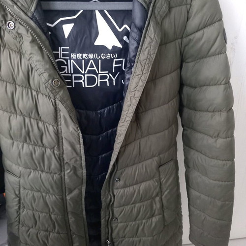 Superdry women's jacket used, size S, khaki