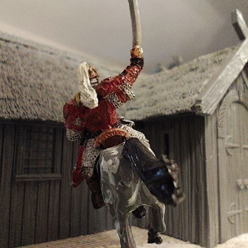 Éomer Mounted metal miniature used, Games Workshop 1999