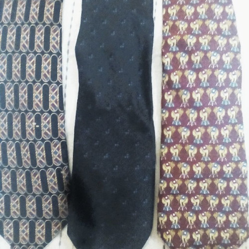 Silk ties pack of 3 like new