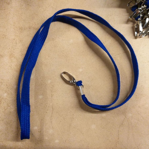 Blue lanyards new pack of 40 pieces