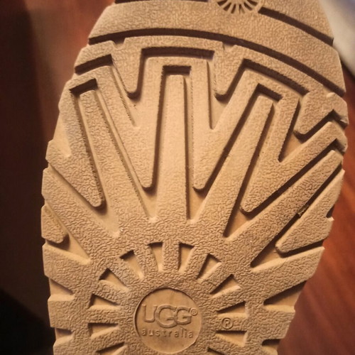 Ugg boots used, size 41, beige and brown