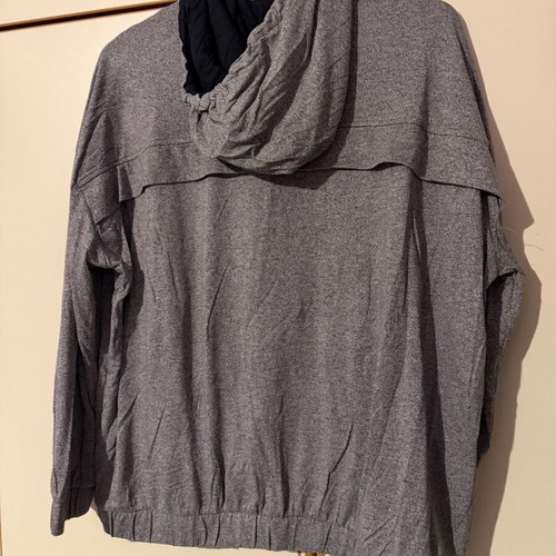 Hooded sweatshirt like new, size L, blue