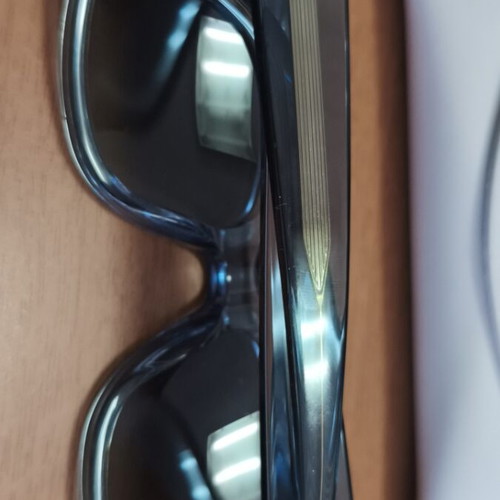 Polar Gold Sunglasses new, gray and blue transparent frame