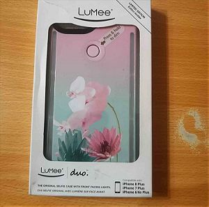 LuMee Duo LED θήκη πλάτη για iPhone 7/8 Plus & iPhone 6/6s Plus Desert Flower Design