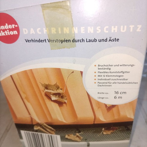 Gutter protective mesh new, set of 2 pieces