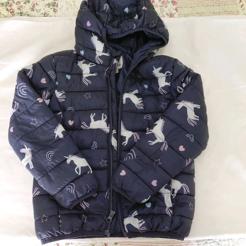 Lupilu girls' jacket like new, blue, size 5-6 years