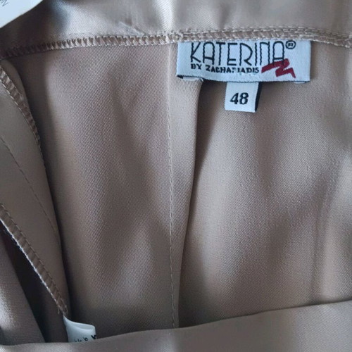 Satin pants new, size S 36 8, beige