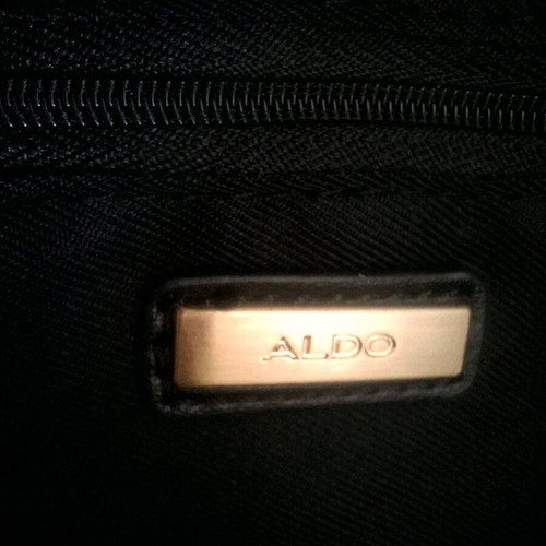 Aldo Eelinora Shoulder Bag like new, black with gold details
