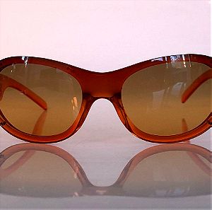 Chanel Orange Clear Vintage Sunglasses
