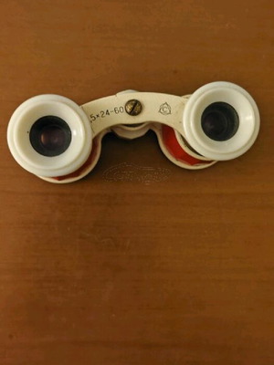 Vintage opera binoculars used 1955
