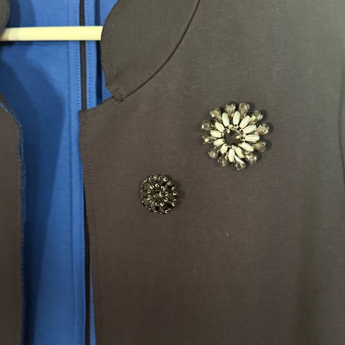 Rich & Royal cotton coat like new with decorations, XS size