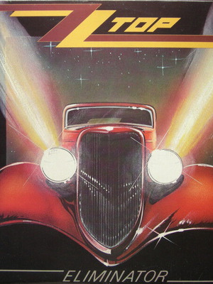 ZZ Top Eliminator vinyl record used, metal
