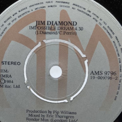 Jim Diamond I Should Have Known Better 7" vinyl used