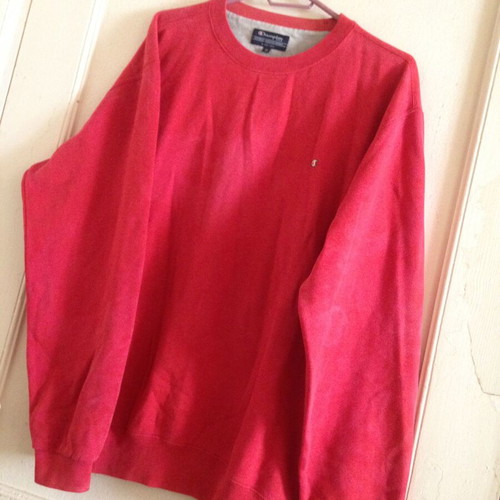Champion vintage sweatshirt red size M used, faded
