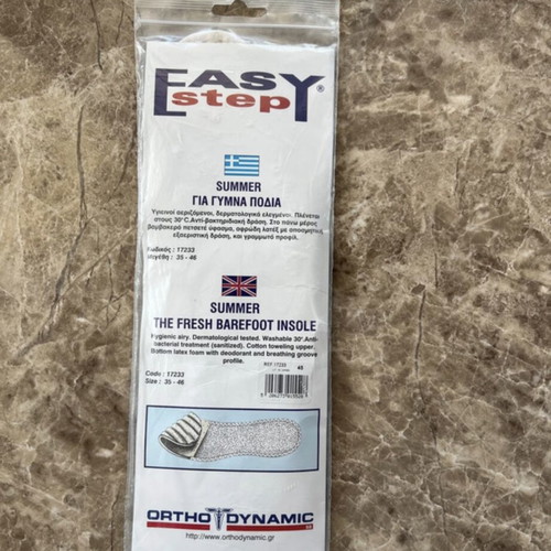 Easy Step Summer insoles size 45 new, washable, breathable