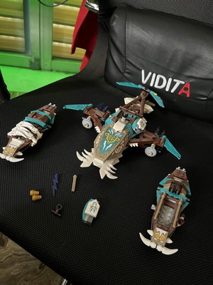 Lego Ninjago 71756 Hydro Bounty μεταχειρισμένο, μερικώς ολοκληρωμένο χωρίς φιγούρες
