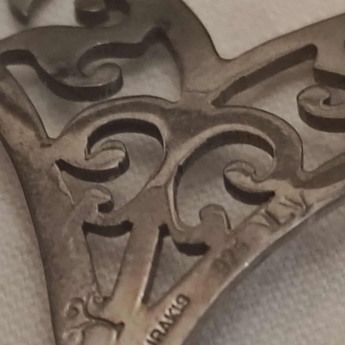 Silver pendant L.Vourakis like new, heart 925