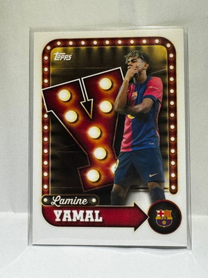 2025 Topps Barcelona Collector Tin First Team Name Lamine Yamal #25 new