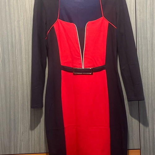 Day Billy Sabbado midi dress like new, blue and red, size large