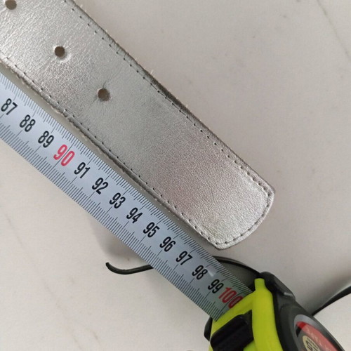 Azade silver leather belt like new