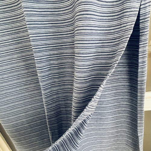 Miss Selfridge maxi striped skirt used, blue-gray tones