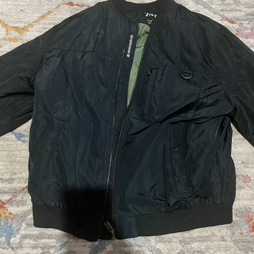 Zara jacket like new, size 13-14 164cm, black and green