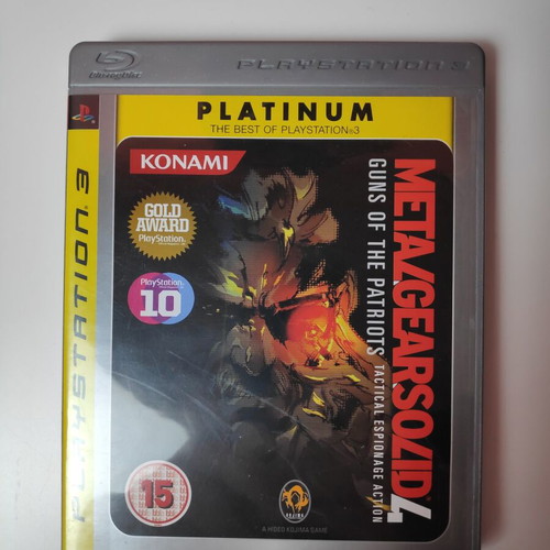 Metal Gear Solid 4 Guns of the Patriots for PS3 like new