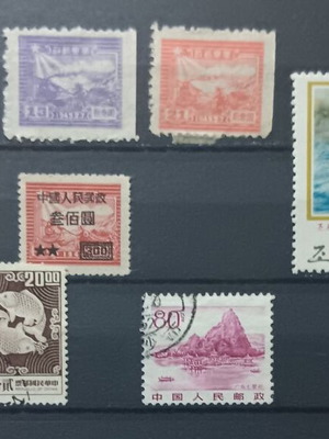 Lot of North Korea stamps used