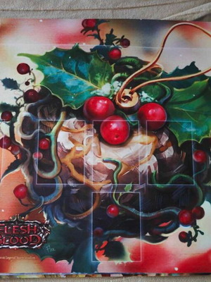 Flesh & Blood TCG Official Christmas Playmat new