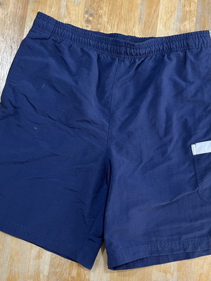 Adidas swim shorts used, blue, medium size