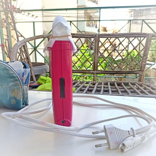 Wax hair removal machine with free hair removal product set