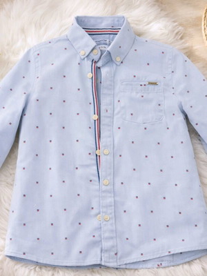 Boys' shirt like new age 4, blue and red