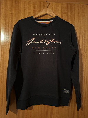 Jack & Jones ανδρικό φούτερ σε μαύρο, μέγεθος M
