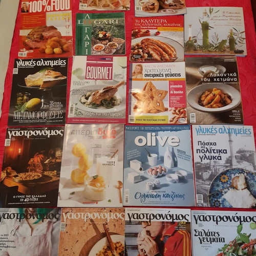 Cooking magazines like new, pack of 18 issues