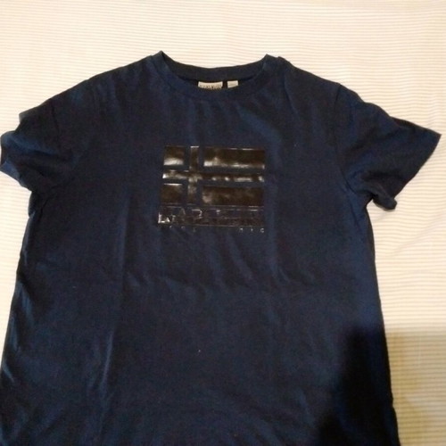 Napapijri women's blue cotton t-shirt XL like new